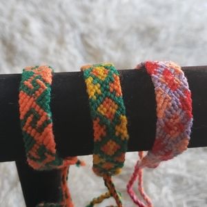 Three Handmade Macrame Bracelet (Imported)